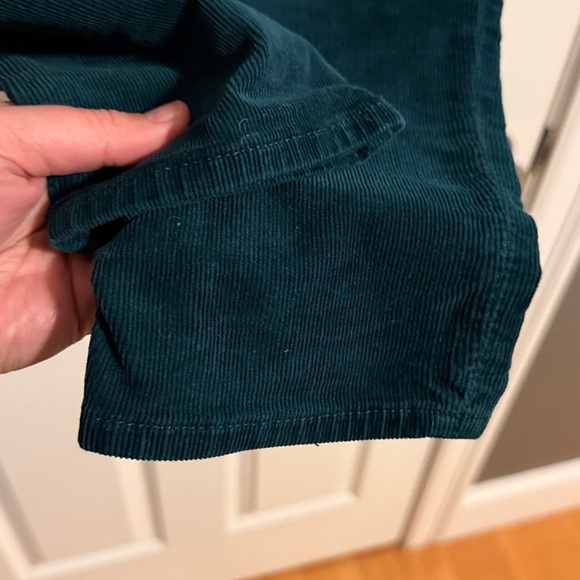 7 For All Mankind Teal Skinny Corduroys - Picture 6 of 8